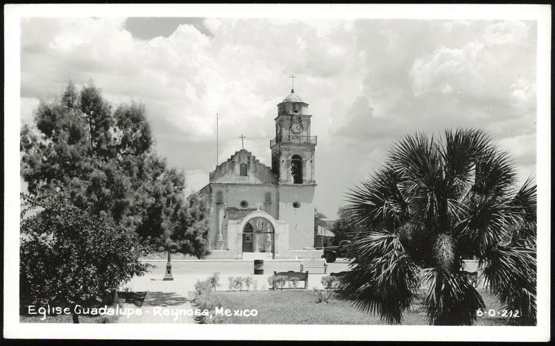Eglise Guadalupe Church and Bell Tower Reynosa Mexico
