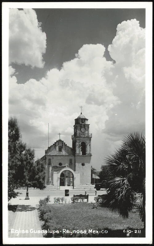Eglise Guadalupe Church and Courtyard Reynosa Mexico