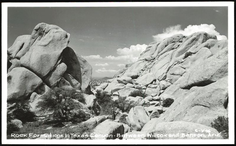 Granite Rock Formations in Texas Canyon Willcox Arizona