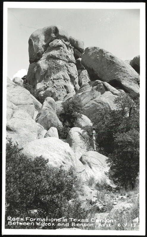 Rock Formations in Texas Canyon Arizona
