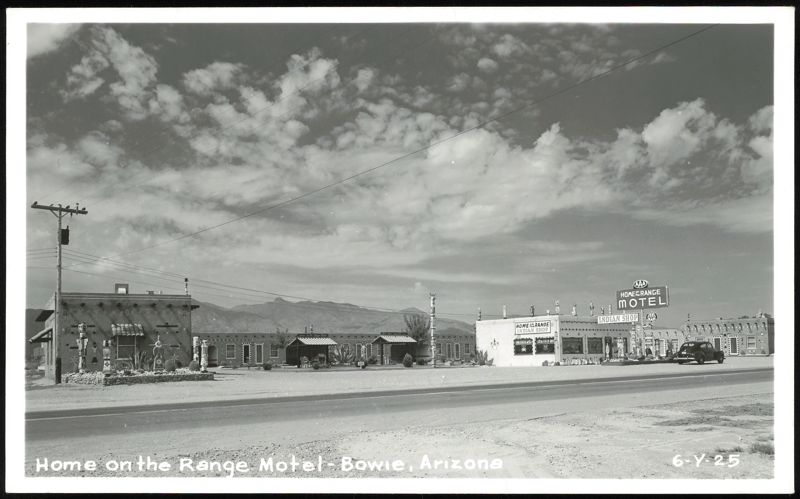 Home on the Range Motel and Indian Shop Bowie Arizona