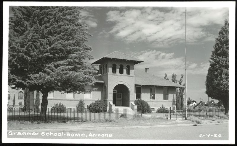 Grammar School Building with Bell Tower Bowie Arizona