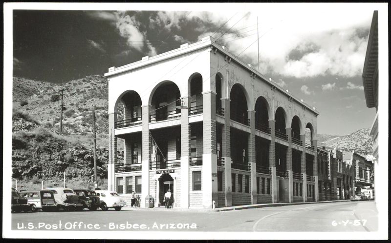 U.S. Post Office with Arched Balconies Bisbee Arizona