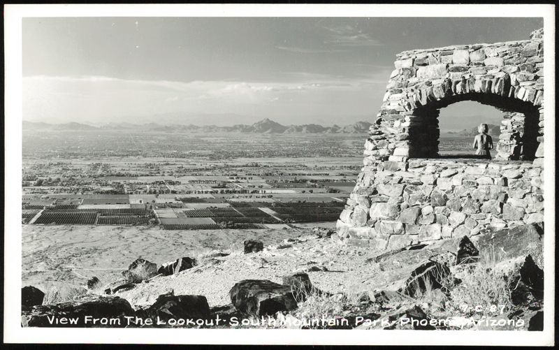 View From The Lookout, South Mountain Park Phoenix Arizona