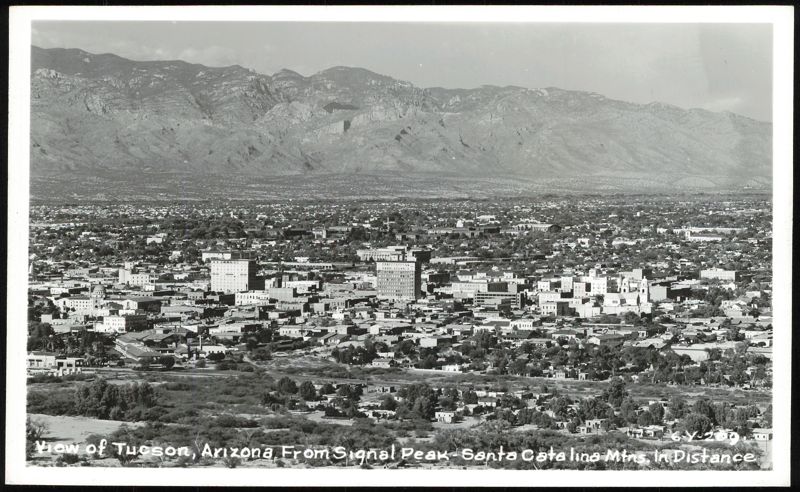 View from Signal Peak with Santa Catalina Mountains Tucson Arizona