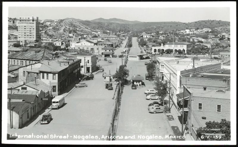 International Street Border Crossing Nogales Arizona