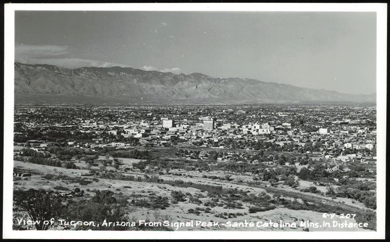 View of Tucson from Signal Peak, Santa Catalina Mountains Arizona