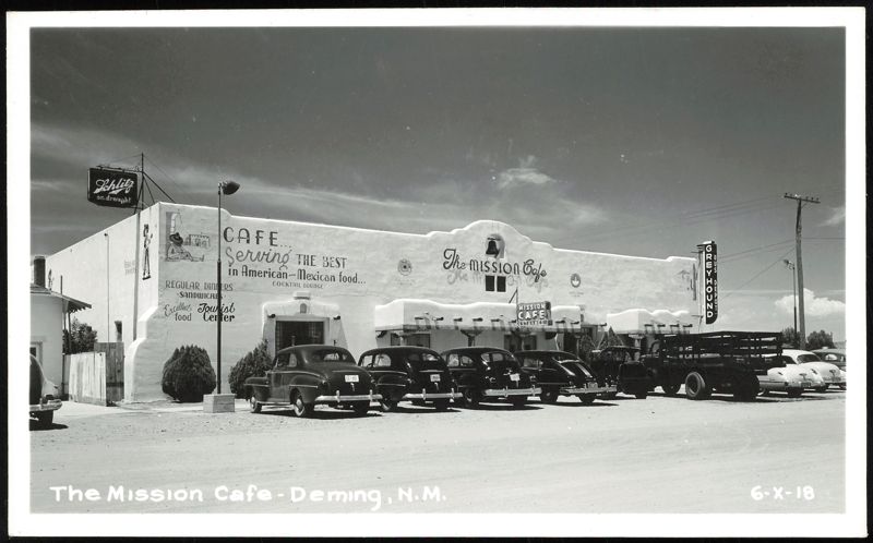 The Mission Cafe and Greyhound Bus Depot Deming New Mexico
