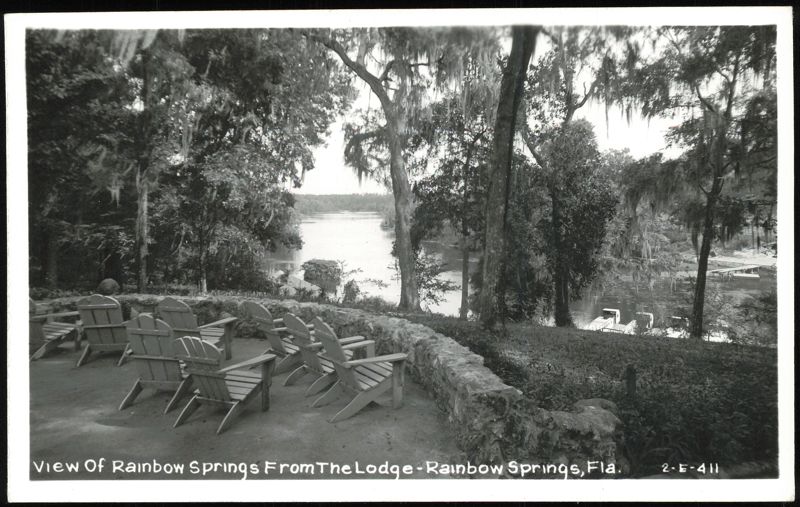 View of Rainbow Springs from The Lodge Dunnellon Florida