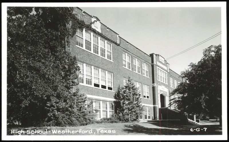 High School Building Weatherford Texas