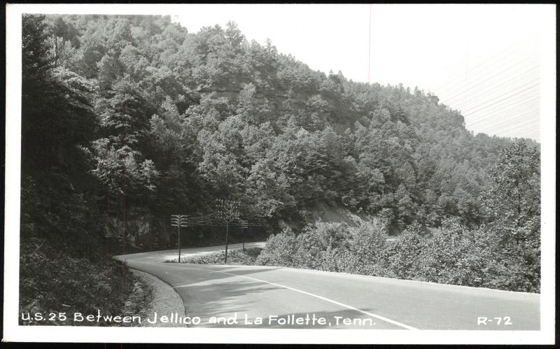 U.S. 25 Between Jellico and La Follette Tennessee