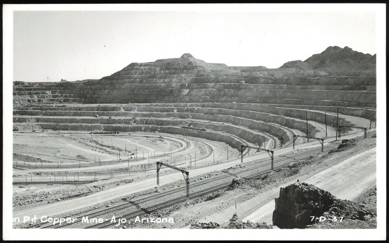 Open Pit Copper Mine Ajo Arizona