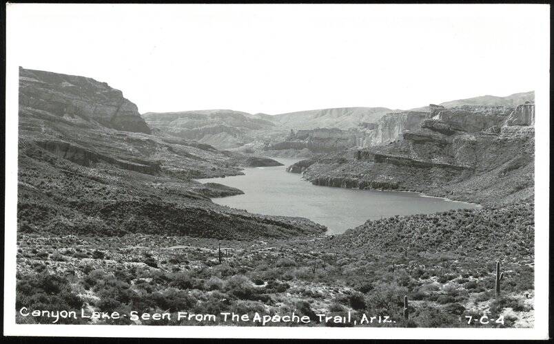 Canyon Lake View from the Apache Trail Arizona