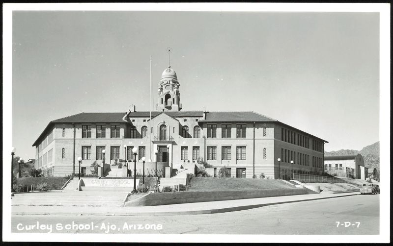 Curley School Building and Bell Tower Ajo Arizona