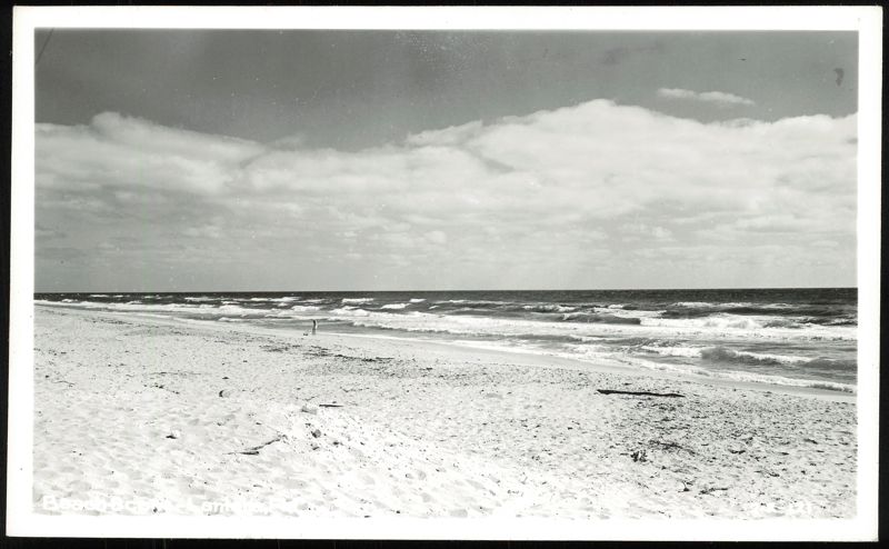 Beach Scene with Waves and Clouds Lantana Florida