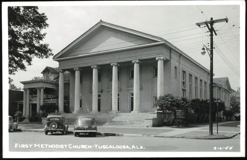 First Methodist Church with Classical Portico Tuscaloosa Alabama