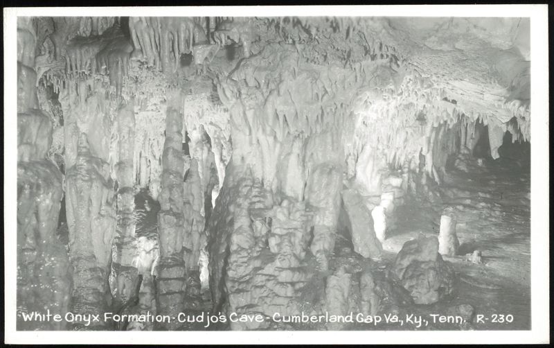 White Onyx Formation, Cudjo's Cave Cumberland Gap Virginia