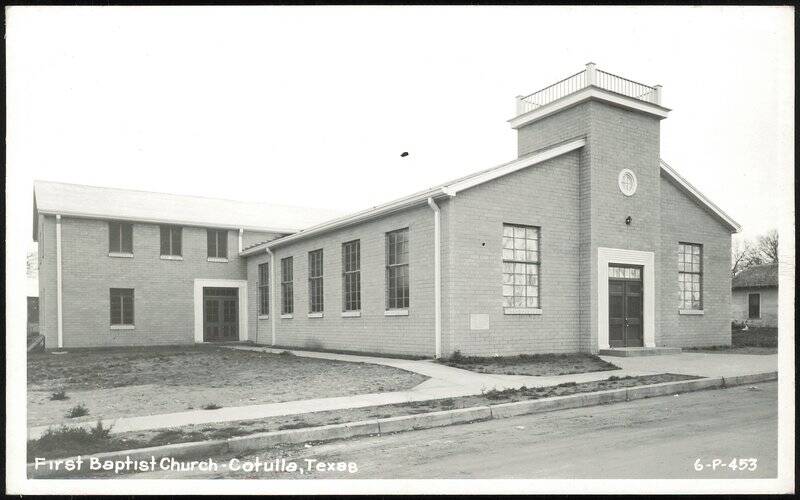 First Baptist Church Brick Building and Tower Cotulla Texas