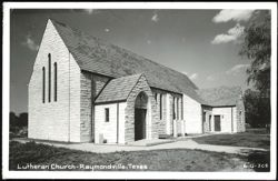 Lutheran Church Stone Building Postcard