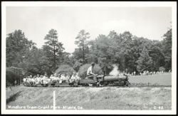 Mighty Midget R.R. Miniature Train at Grant Park Postcard