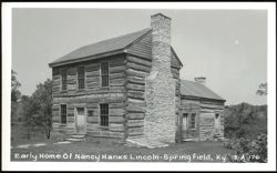 Early Home of Nancy Hanks Lincoln Postcard