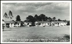 Rivers End Cottage Apartments on Cotee River Postcard