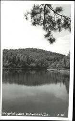 Crystal Lake with Forested Hill Postcard