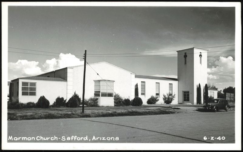 Mormon Church in Safford, Arizona