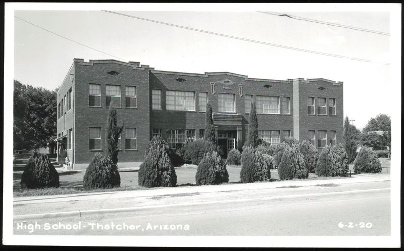 High School Building in Thatcher, Arizona