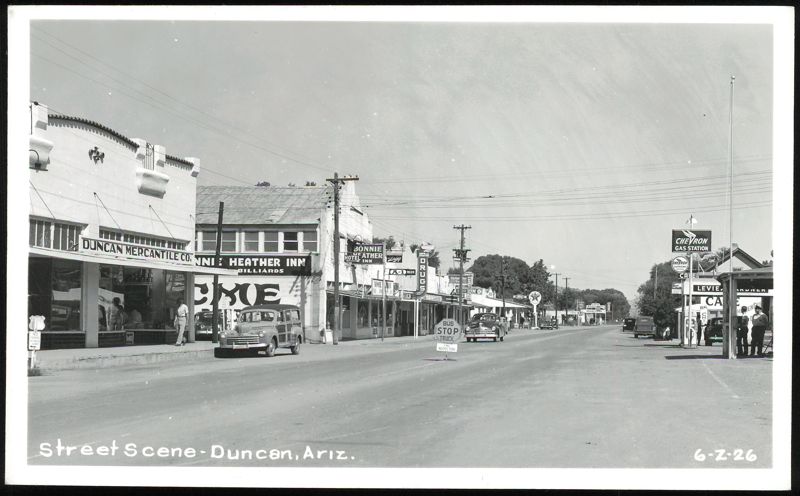 Street Scene in Duncan, Arizona