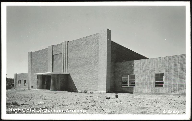 High School Building in Duncan, Arizona