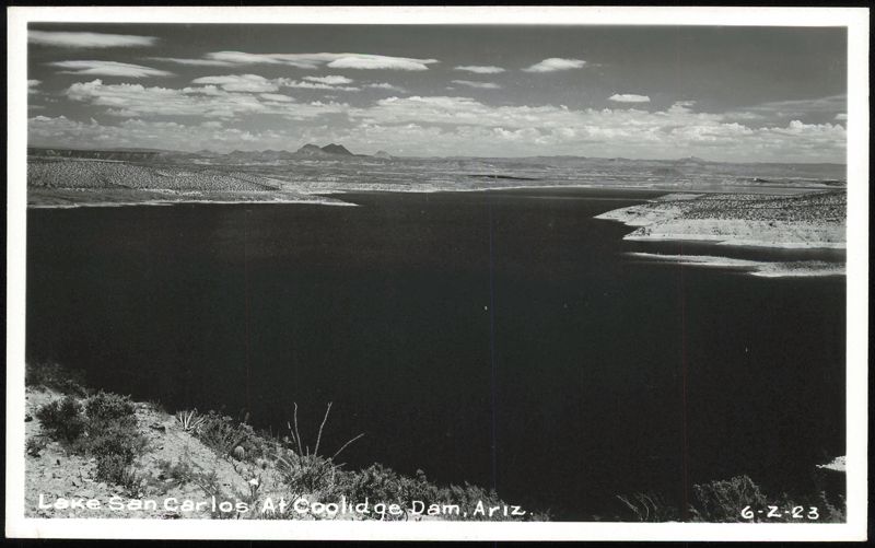 Lake San Carlos at Coolidge Dam Arizona