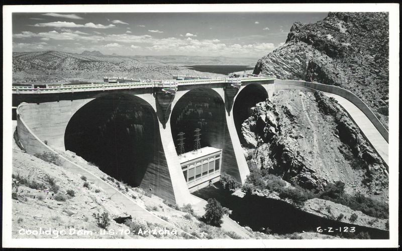 Coolidge Dam and Powerhouse on U.S. 70 Arizona