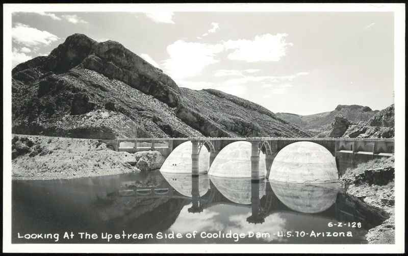 Upstream Side of Coolidge Dam Arizona