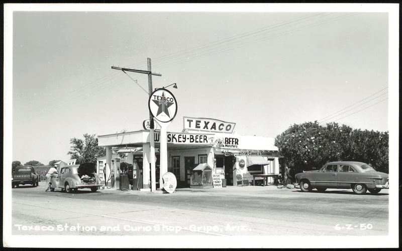Texaco Station and Curio Shop in Gila Bend, Arizona