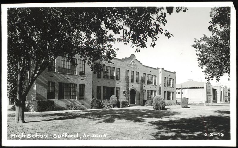 High School Building in Safford, Arizona
