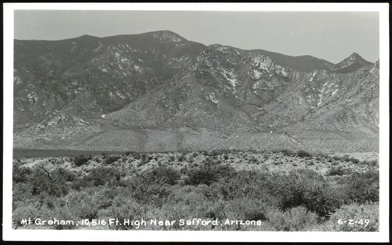 Mt. Graham, 10,516 Ft. High Near Safford, Arizona