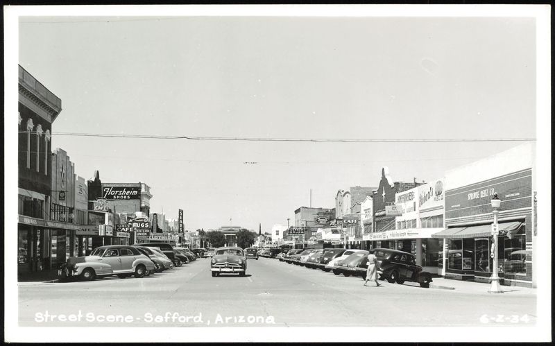 Street Scene in Safford, Arizona