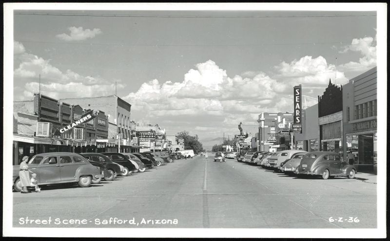 Street Scene in Safford, Arizona
