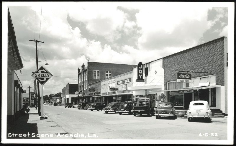 Street Scene in Arcadia, Louisiana