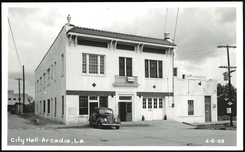 City Hall Building in Arcadia, Louisiana