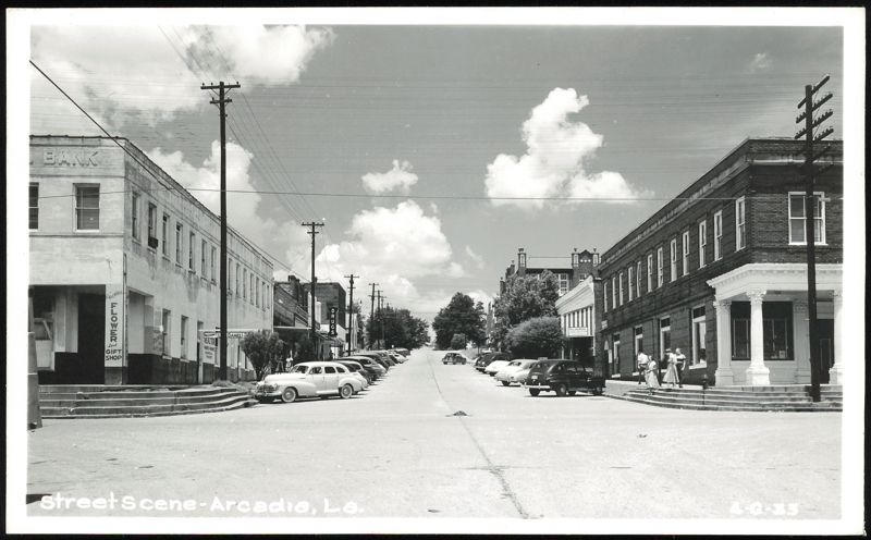 Street Scene in Arcadia, Louisiana