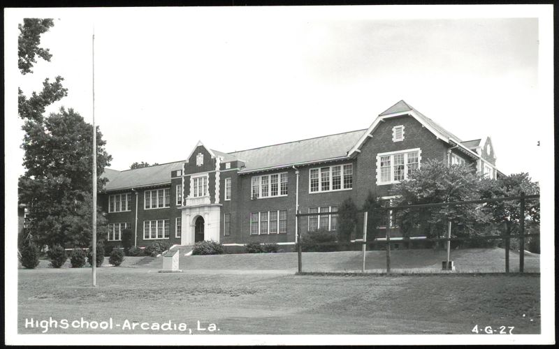 High School Building in Arcadia, Louisiana