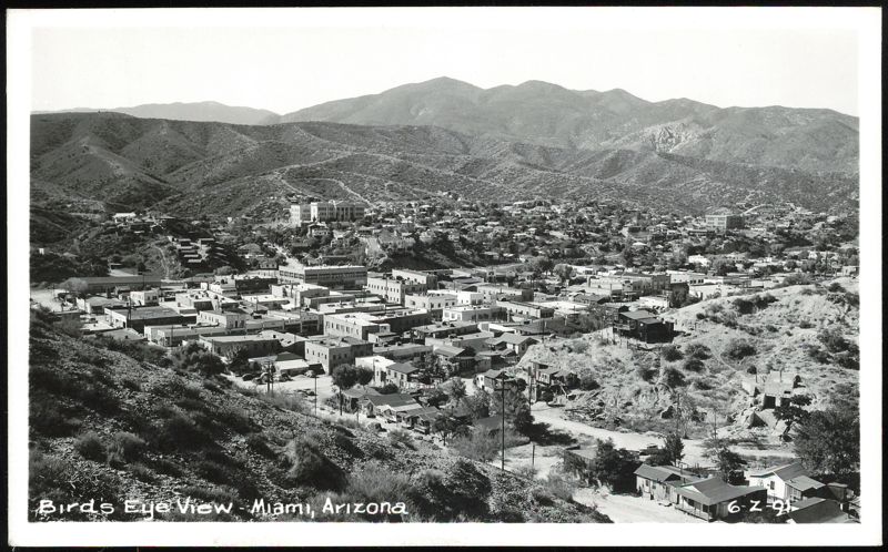 Birds Eye View of Miami, Arizona
