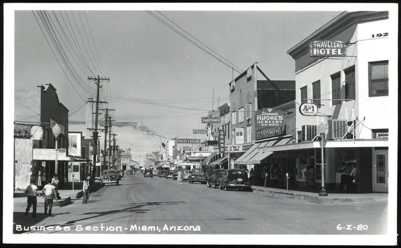 Business Section of Miami, Arizona