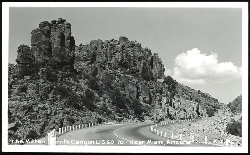 The Mitten, Devil's Canyon on U.S. 60-70 Miami Arizona