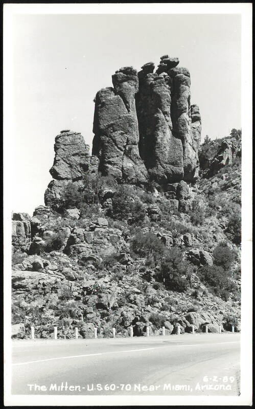The Mitten Rock Formation, U.S. 60-70 Miami Arizona