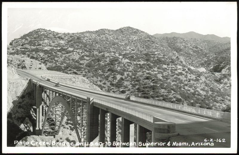 Pinto Creek Bridge on U.S. 60-70 Miami Arizona