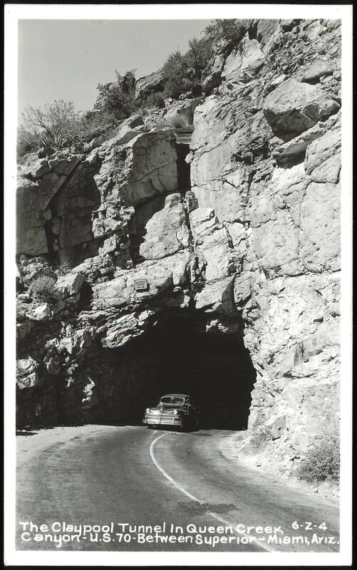 Claypool Tunnel in Queen Creek Canyon Miami Arizona
