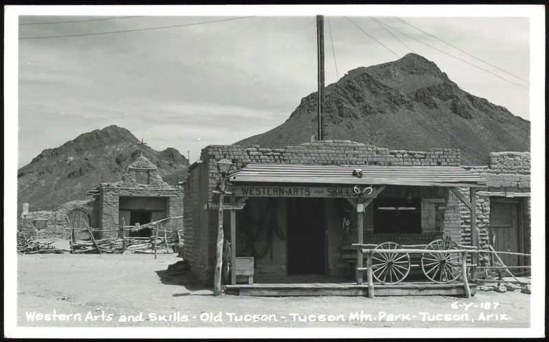 Western Arts and Skills Building at Old Tucson Old Tucson Studios Arizona